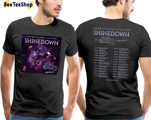 Shinedown The Revolution’s Live Tour 2022 Unisex T-Shirt