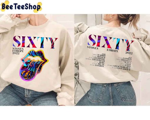The Rolling Stones Sixty 2022 European Tour Unisex Sweatshirt