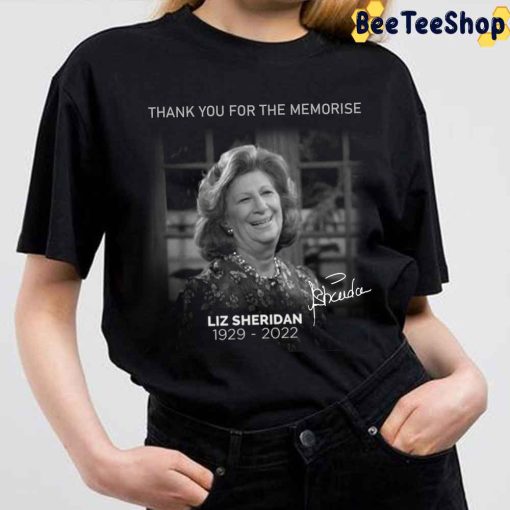 Thank You For The Memorise Liz Sheridan 1929-2022 Unisex T-Shirt