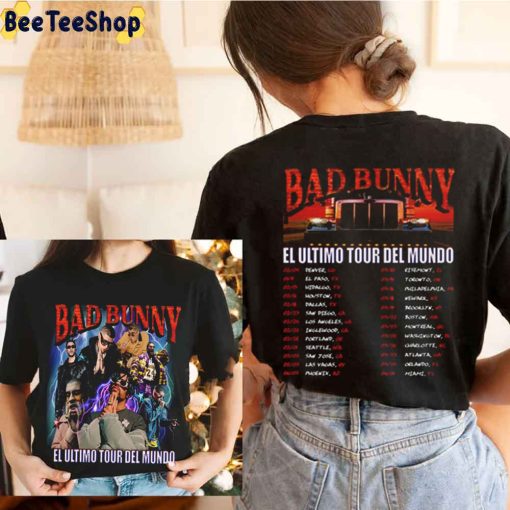 New Bad Bunny El Ultimo Tour Del Mundo Tour 2022 Unisex T-Shirt