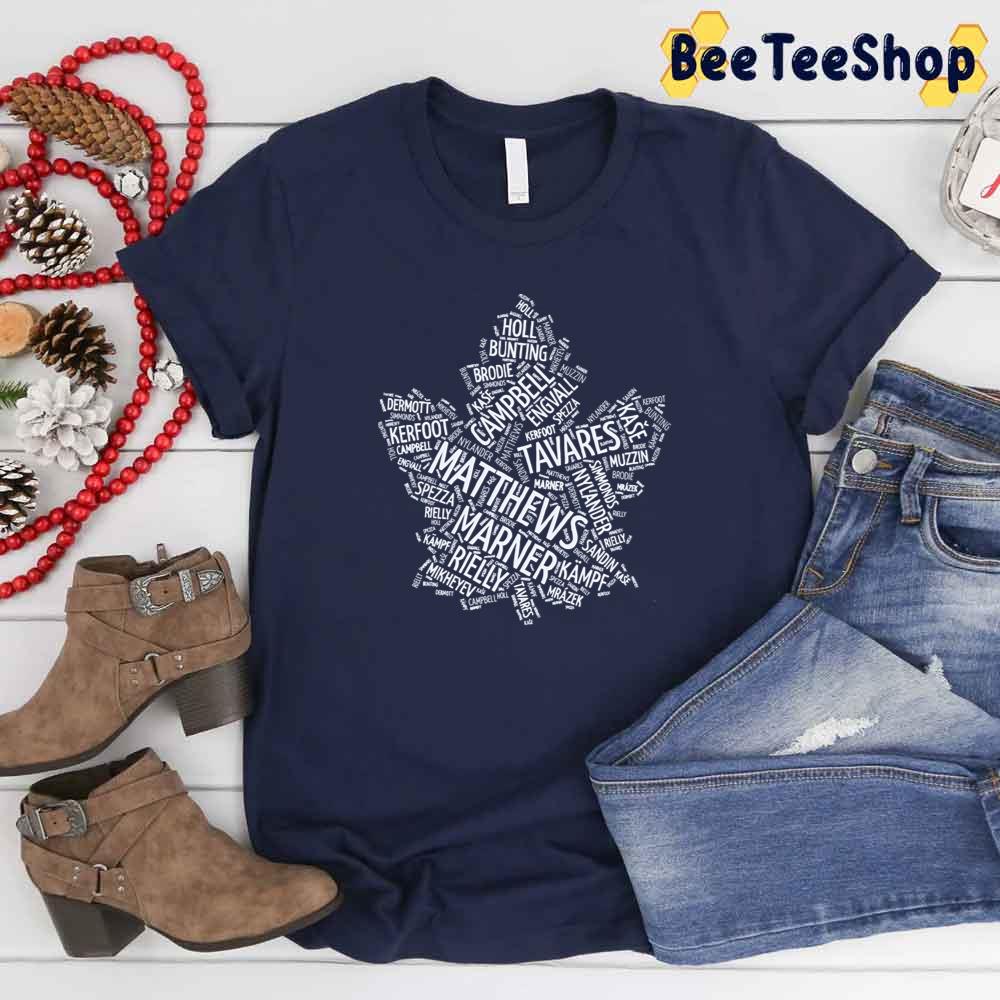 2021-2022 Maple Leafs White Toronto Maple Leafs Hockey Unisex T-Shirt