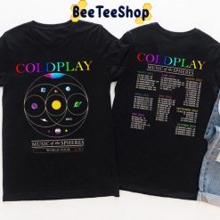 2022 Coldplay Music Of The Spheres Tour Unisex T-Shirt