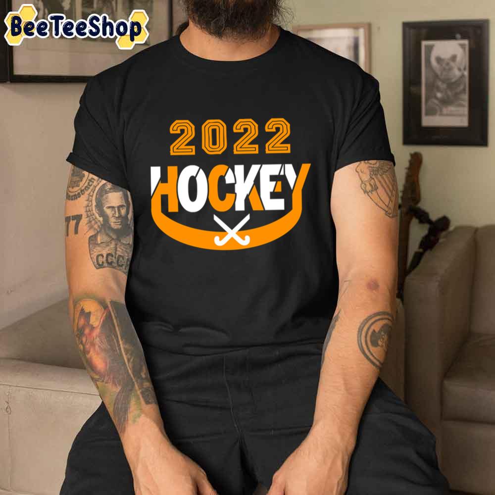 2022 Field Hockey Yellow White Unisex T-Shirt