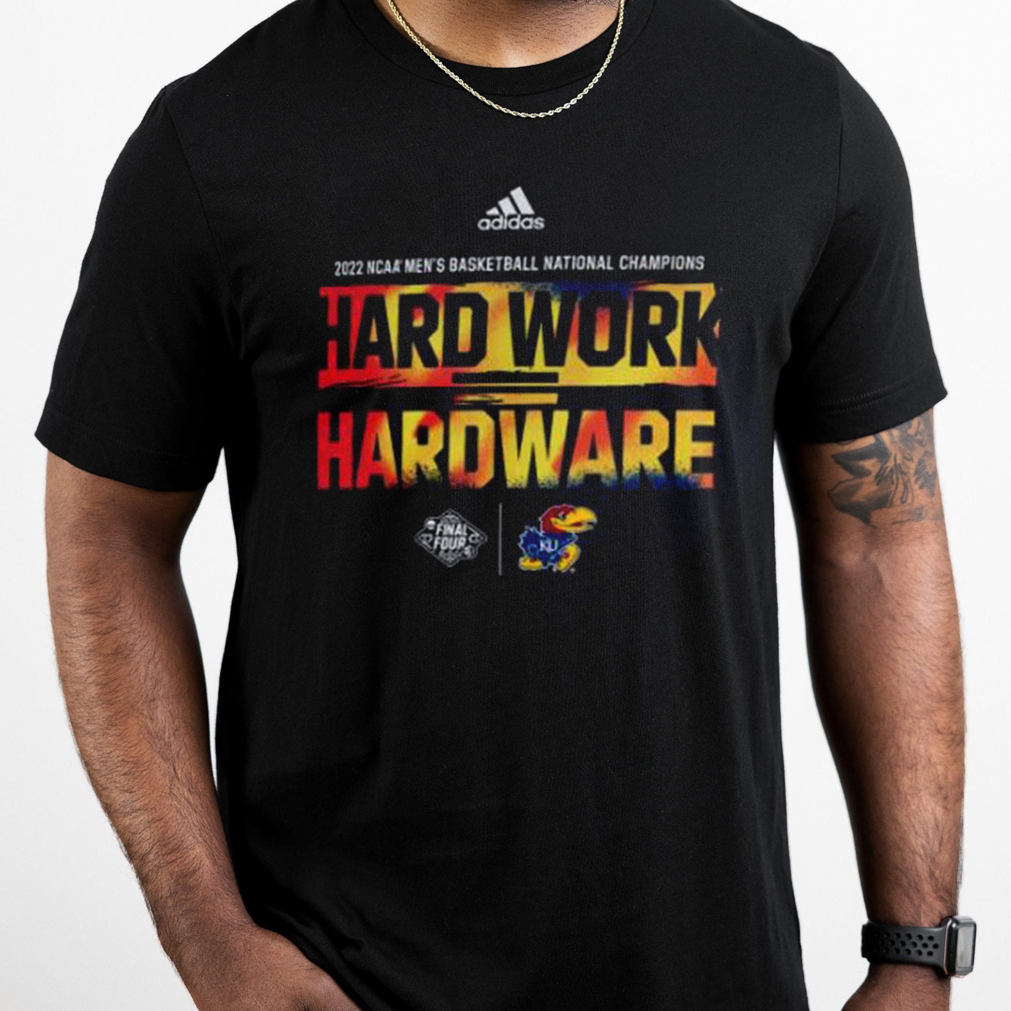 2022 Ncaa Men’s Basketball National Champions Hard Work Hardware Unisex T-Shirt