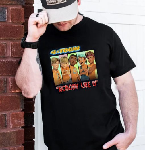 4 Town Nobody Like U Boy Band Turning Red Movie Graphic Unisex T-Shirt