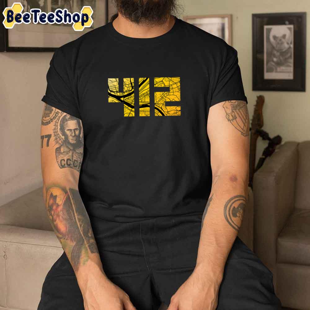 412 Map Pittsburgh Penguins Hockey Unisex T-Shirt