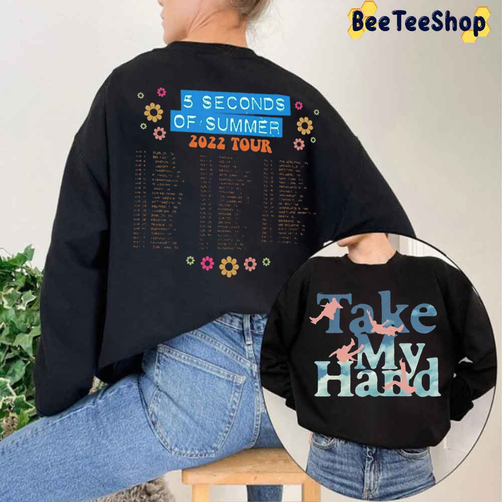 5 Seconden Van De Zomer Take My Hand World Tour 2022 Unisex Sweatshirt