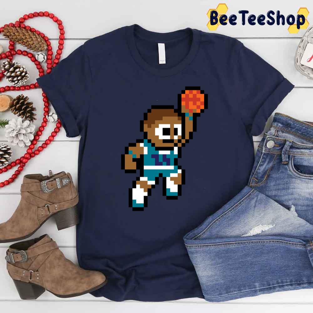 8-Bit Charlotte Hornets Basketball Unisex T-Shirt