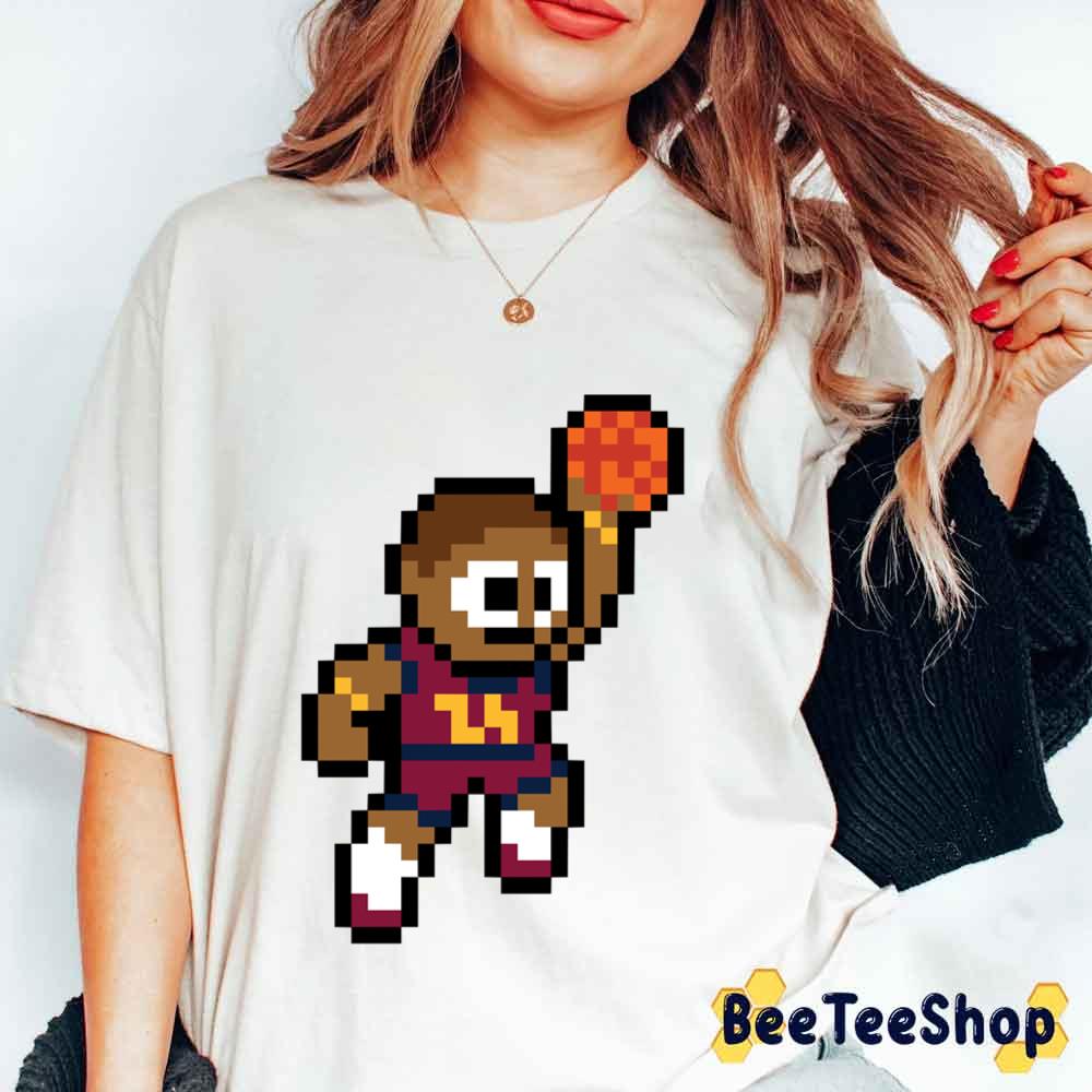 8bit Player Cleveland Cavaliers Basketball Unisex T-Shirt