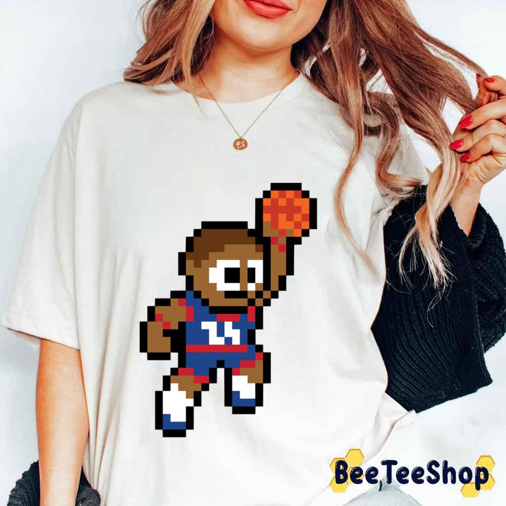 8-Bit Player LA Clippers Basketball Unisex T-Shirt