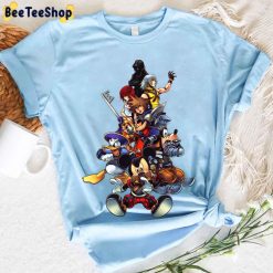 Cartoon Characters Kingdom Hearts 2 Squad Unisex T-Shirt