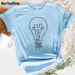 Cute Light For Autism Awareness Unisex T-Shirt