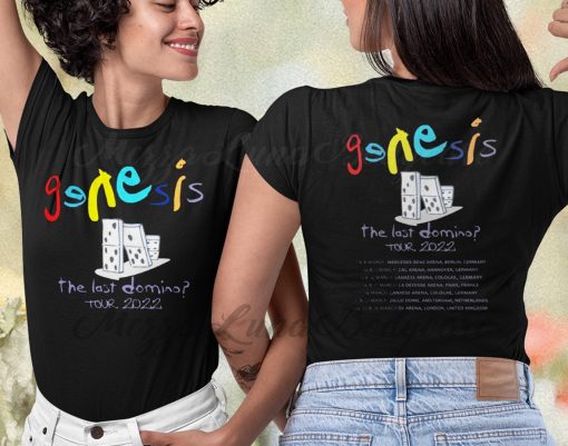 Genesis The Last Domino Tour 2022 Music Band Concert Unisex T-Shirt