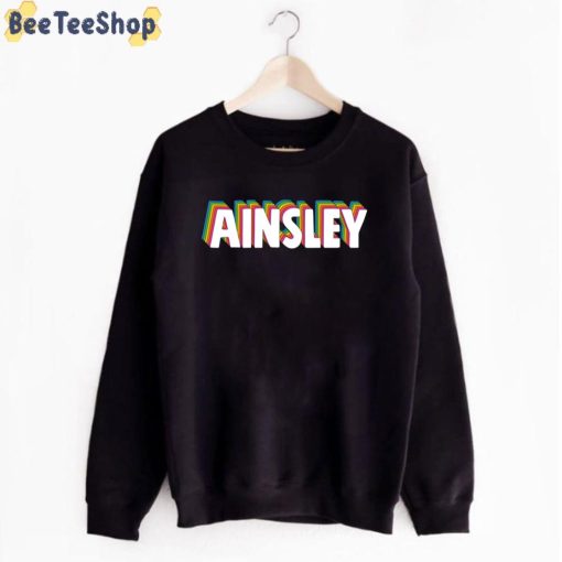 Hello My Name Is Ainsley Rainbow Unisex T-Shirt