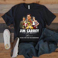 Jim Carrey Signature Thank You Momeries 1977-2022 Unisex T-Shirt