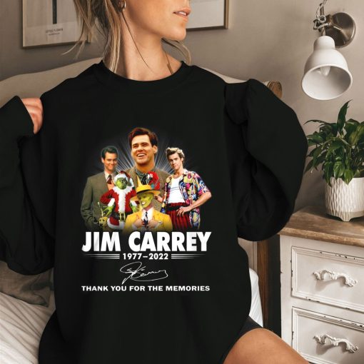 Jim Carrey Signature Thank You Momeries 1977-2022 Unisex T-Shirt