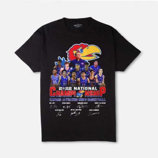 Kansas Jayhawks Winner Final Four March Madness 2022 Signature Unisex T-Shirt