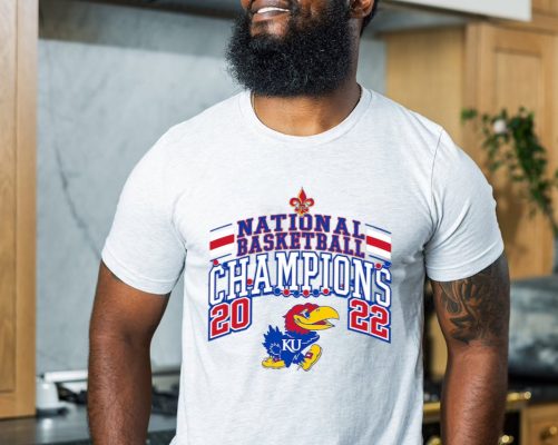 KU Champions March Madness 2022 NCAA Final Four National Basketball Unisex T-Shirt