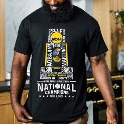 Art Kansas Jayhawks National Champions 2022 Ncaa Unisex T-Shirt