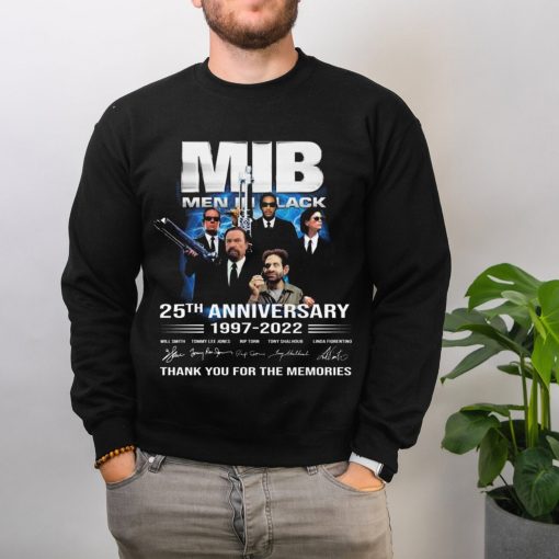 Thank You For The Memories Mib Men In Black 25th Anniversary 1997 2022 Signatures Unisex T-Shirt