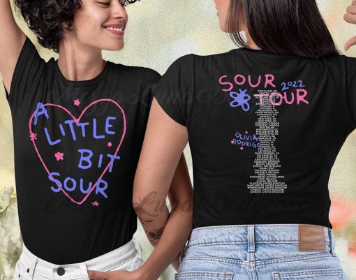 Cute Olivia Rodrigo The Sour Tour 2022 Unisex T-Shirt