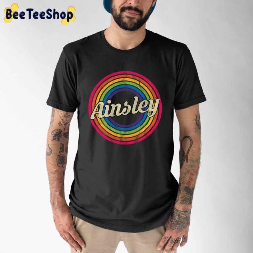 Retro Rainbow  Ainsley Unisex T-Shirt