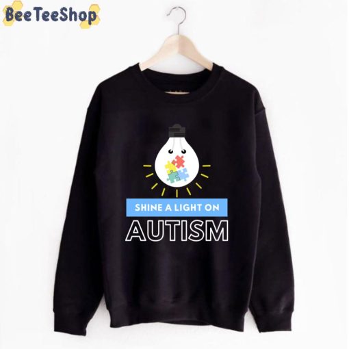 Shine A Light On Autism Awareness Unisex T-Shirt