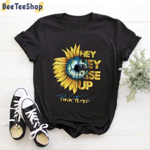 Sun Flower Hey Hey Rise Up Pink Floyd A Song For Ukraine Unisex T-Shirt