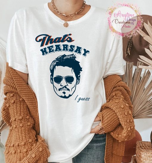Vintage That’s Hearsay Johnny Depp Unisex T-Shirt