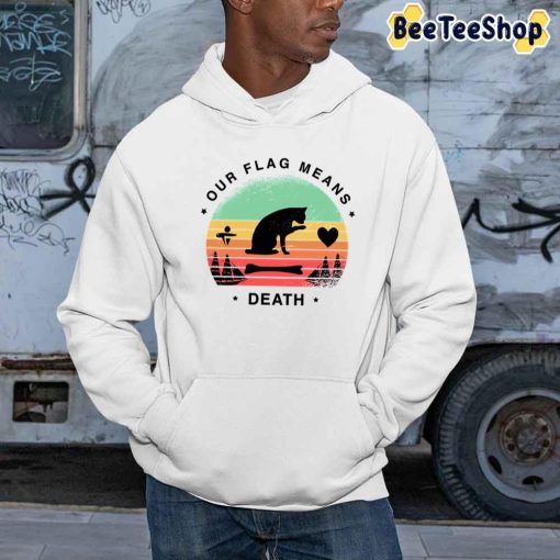 Vintage Cat Our Flag Means Death Unisex Sweatshirt