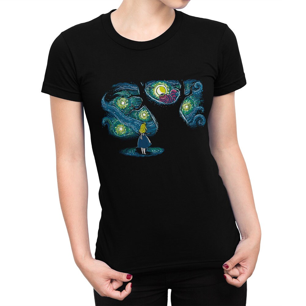 Alice In Wonderland Starry Night T-Shirt