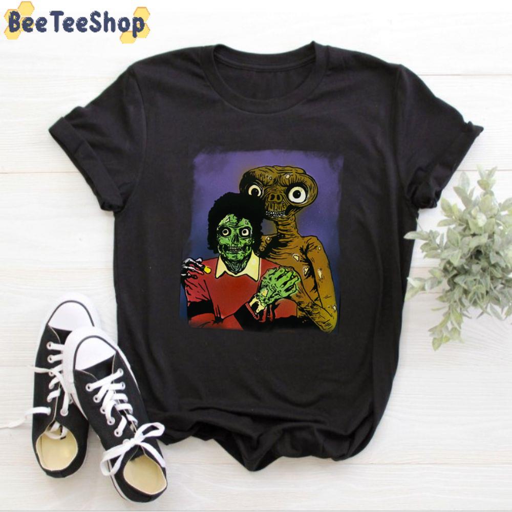 Alien And Zombies Michael Jackson Unisex T-Shirt