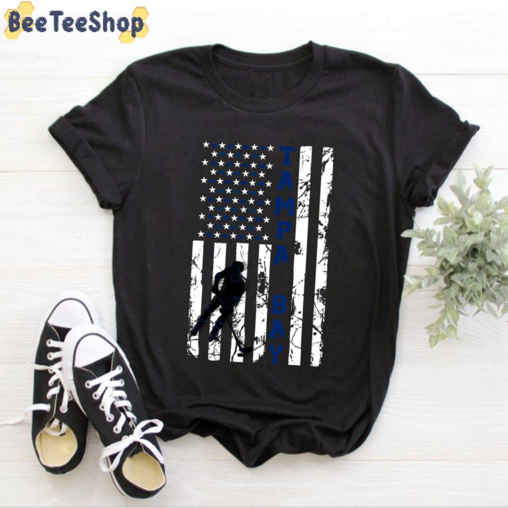 American Flag Tampa Bay Lightning  Hockey Unisex T-Shirt