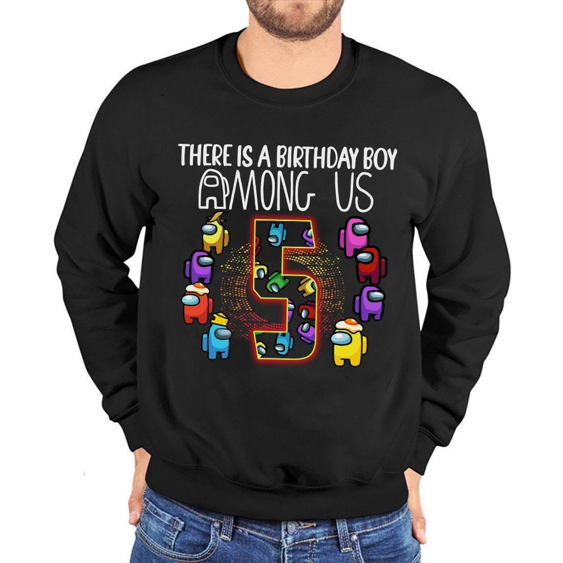 Amongg Us Birthday Unisex Sweatshirt