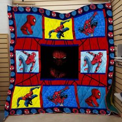 Annimation Spiderman Quilt Blanket