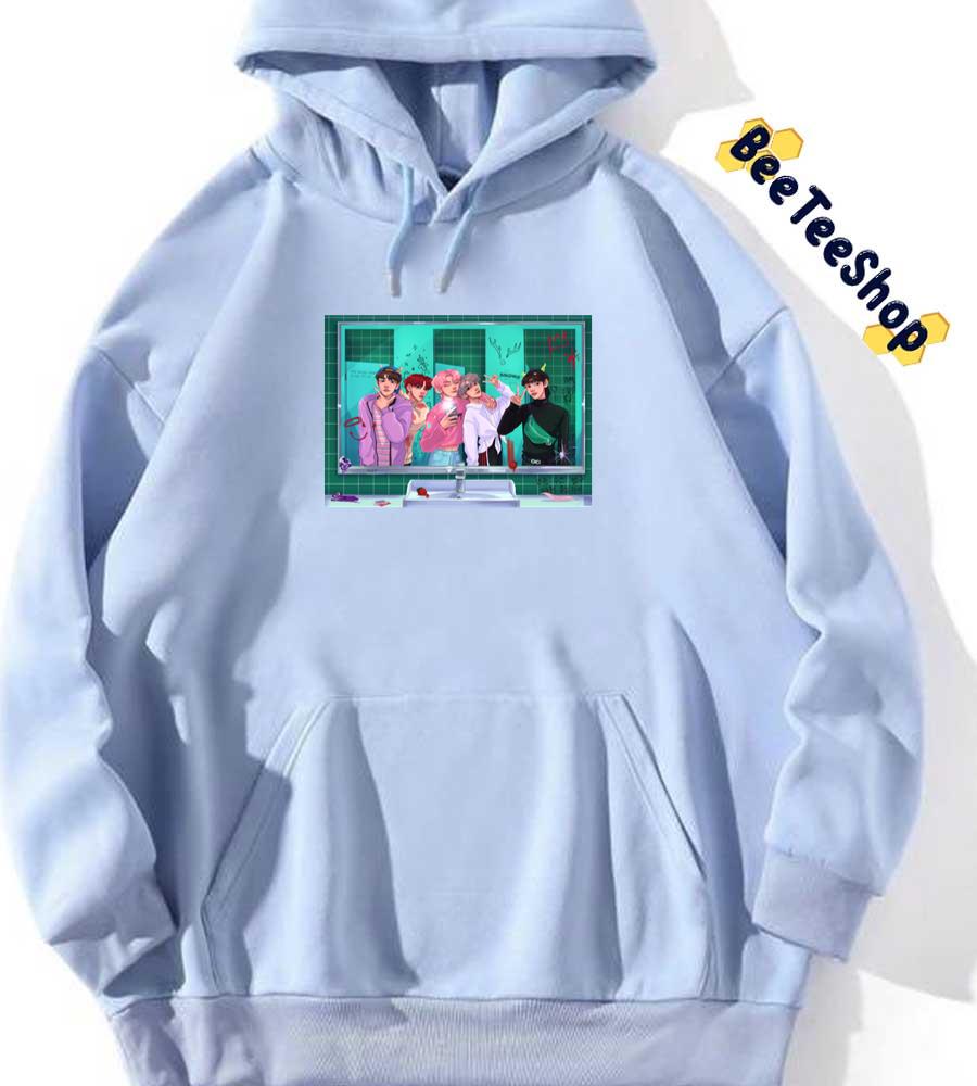 Anniversary Fanart Premium TXT Tomorrow X Together Kpop Unisex Hoodie