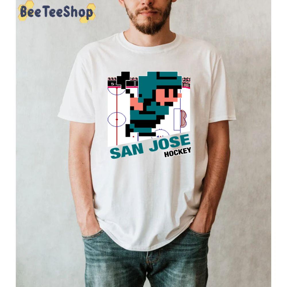 Art 8bit Design San Jose Hockey Unisex T-Shirt