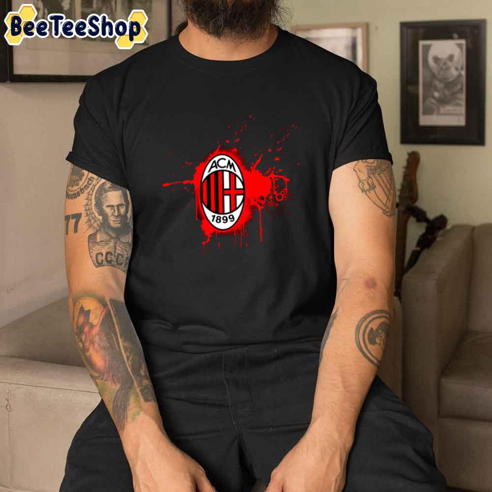 Art Ac Milan Fc Football Unisex T-Shirt