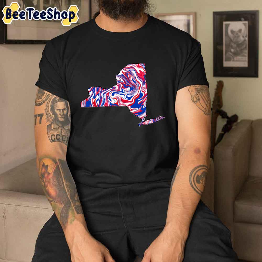 Art Map Design New York Rangers Hockey Unisex T-Shirt