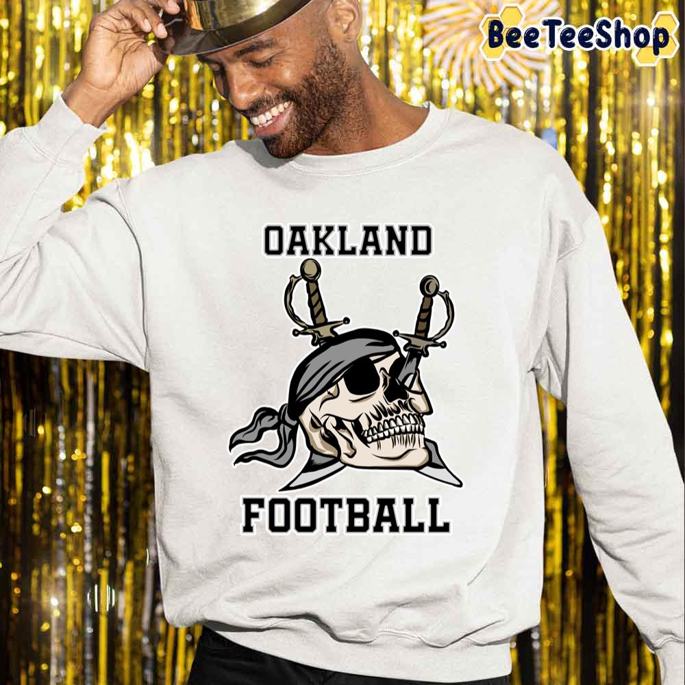 Art Skull Oakland Raiders Football Unisex Sweatshirt