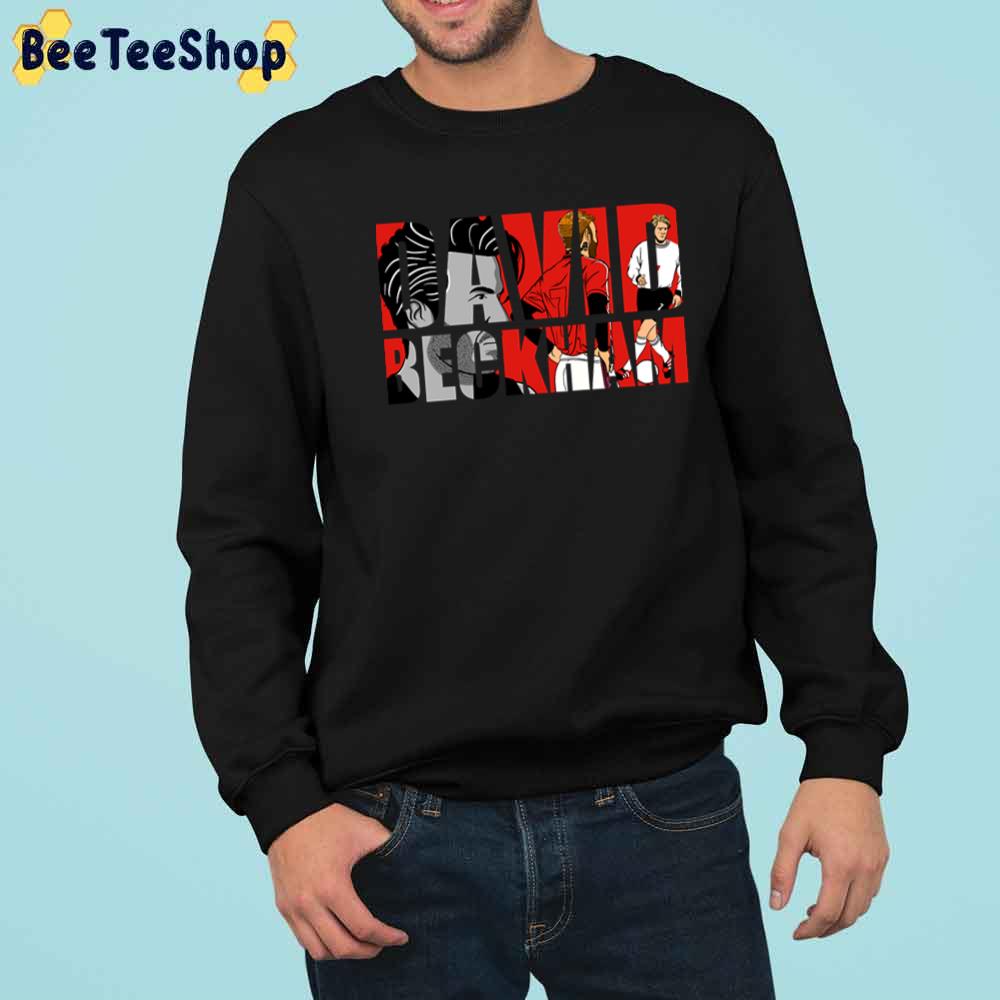 Art Text David Beckham Football Unisex Sweatshirt