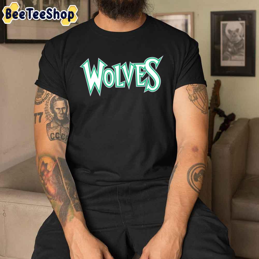 Art Text Minnesota Timberwolves  Basketball Unisex T-Shirt