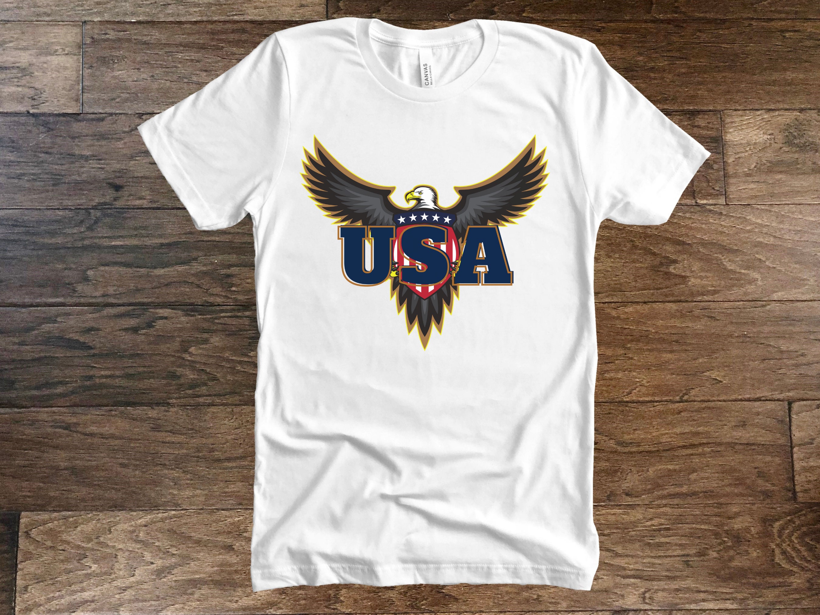 Art Usa Eagle Memorial Day Unisex T-Shirt