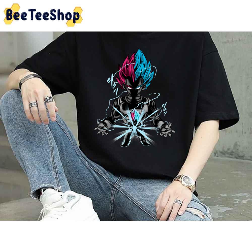 Attack Of The Prince Red Blue Dragon Ball Anime Unisex T-Shirt