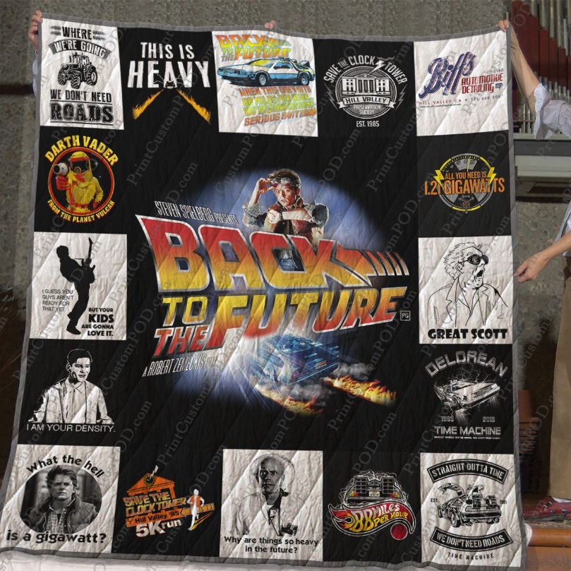 Back To The Future Quilt Blanket