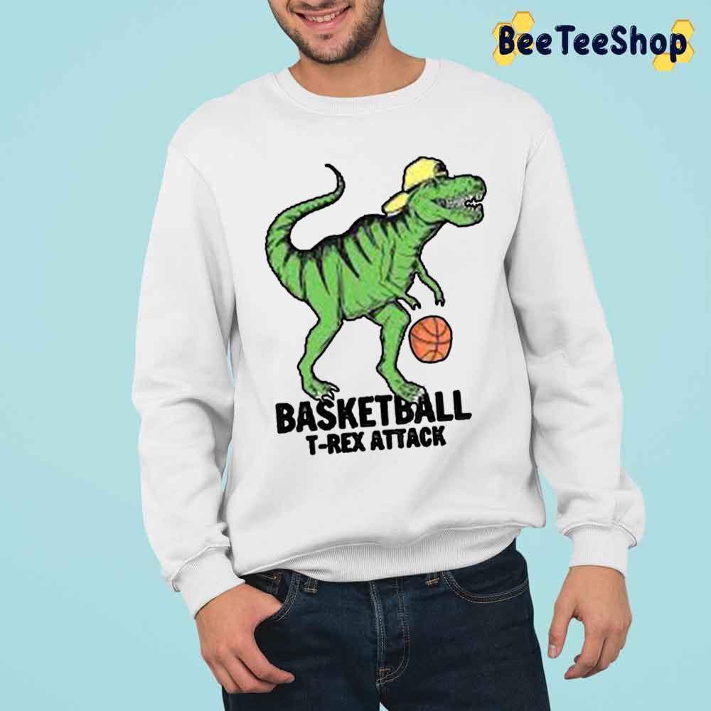 Baskerball T-Rex Attack Unisex T-Shirt