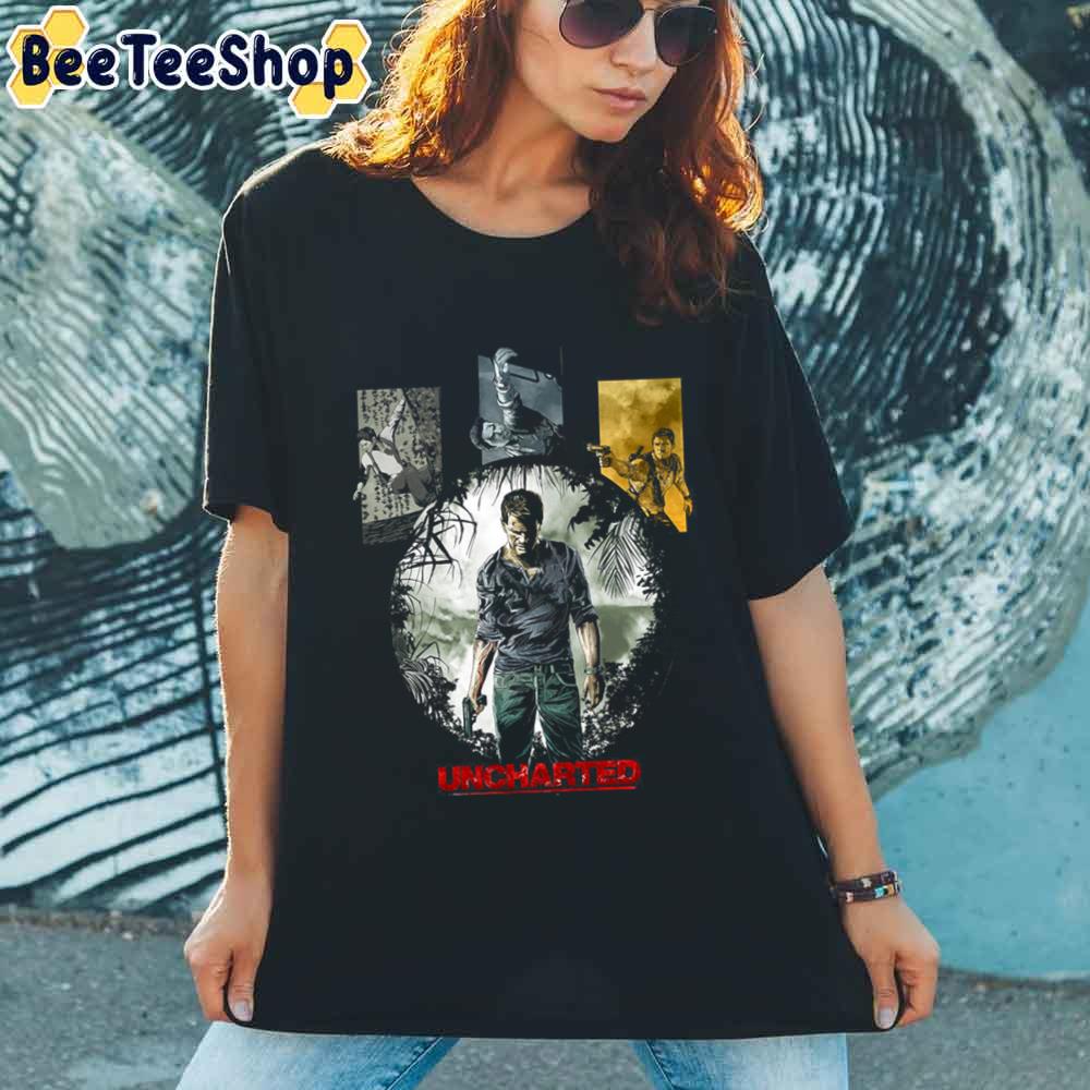 Beautiful Gift For Fans And Lovers Uncharted Character Unisex T-Shirt