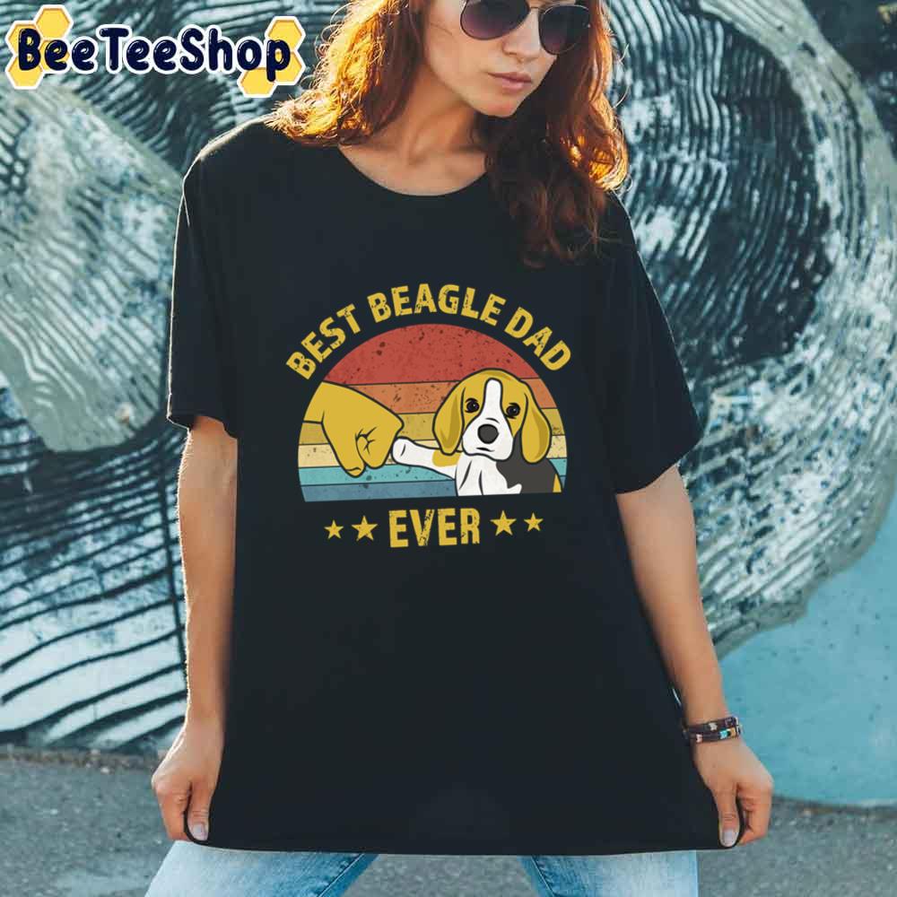 best beagle dad ever shirt