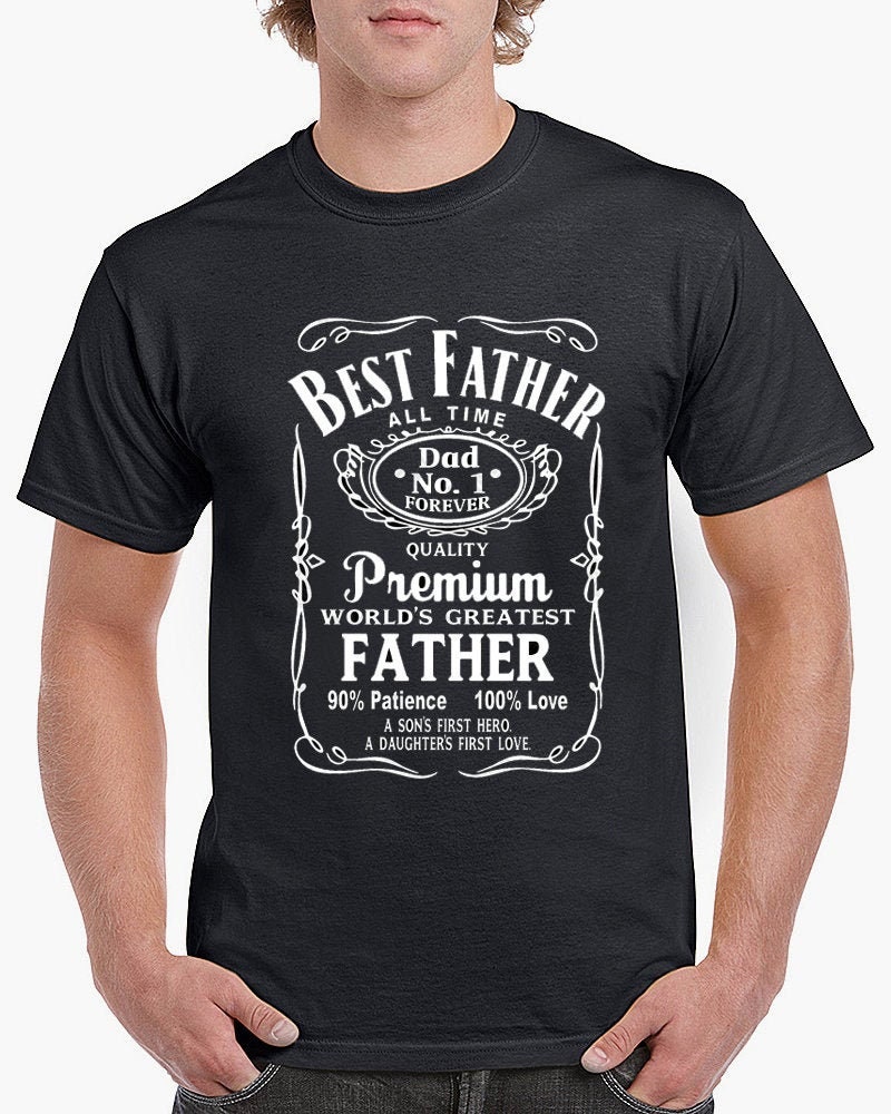 Best Father All Time Dad No 1 Forever Happy Father’s Day Unisex T-Shirt