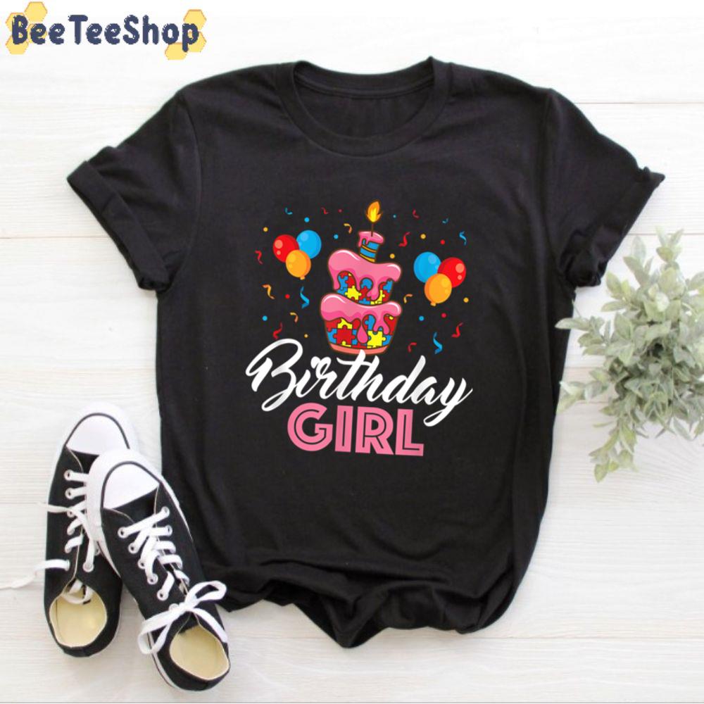 Birthday Girl Autism Awareness Unisex T-Shirt